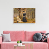 Helen Allingham  The Lady of the Manor Canvas Afdruk (Insitu (Woonkamer))