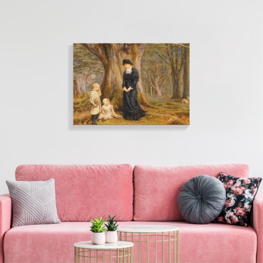 Helen Allingham  The Lady of the Manor Canvas Afdruk (Insitu (Woonkamer))