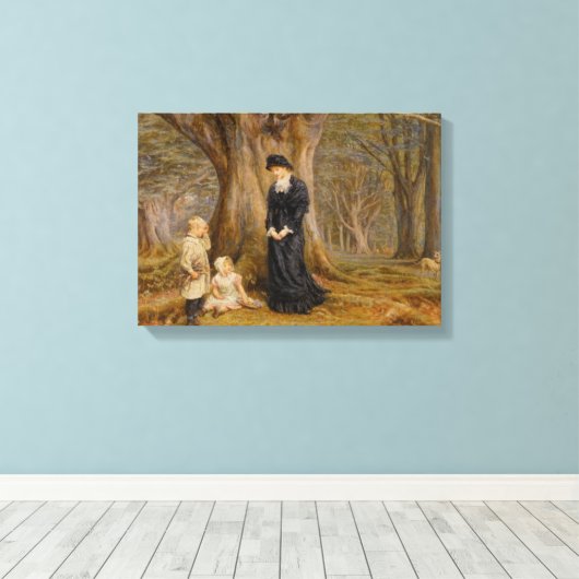 Helen Allingham  The Lady of the Manor Canvas Afdruk (Insitu (Houten vloer))