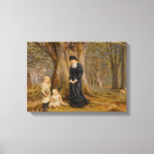 Helen Allingham  The Lady of the Manor Canvas Afdruk (Voorkant)