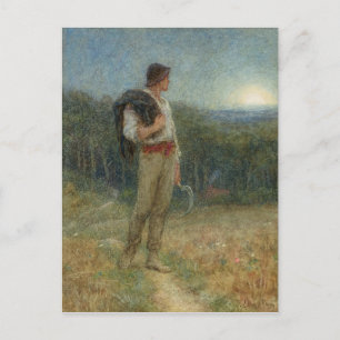 Helen Allingham Vintage Harvest Moon Briefkaart