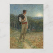 Helen Allingham Vintage Harvest Moon Briefkaart (Voorkant)