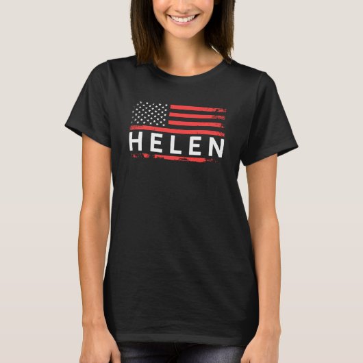 HELEN AMERICAN FLAG FOR HELEN T-SHIRT (Voorkant)
