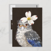 Helen baby bluebird met briefkaart van doornhaai (Voorkant / Achterkant)