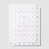 Helen Classic Elegant Wedding Save the Date Vellum Uitnodigingen (Offset (Uitnodiging))