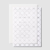 Helen Classic Elegant Wedding Vellum Uitnodigingen (Offset (Uitnodiging))