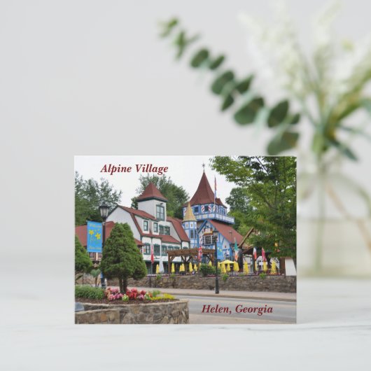 Helen. De Prentbriefkaar van Georgië Briefkaart (Staand voorkant)