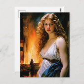 Helen, de schoonheid van een Spartaan, het vuur va Briefkaart (Voorkant / Achterkant)
