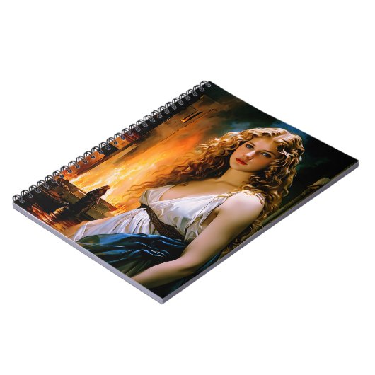 Helen, de schoonheid van een Spartaan, het vuur va Notitieboek (Linkerzijde)