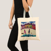 Helen Elliott vindt liefde op het strand Tote Bag (Voorkant (product))