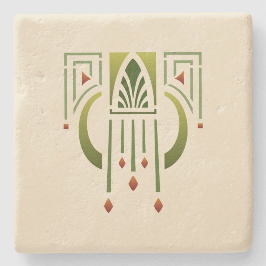 Helen Foster "Arts and Crafts Pendant" Stenen Onderzetter (Voorkant)