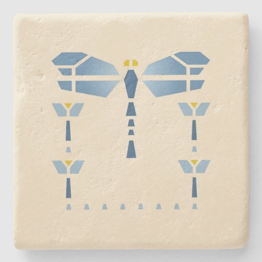Helen Foster "Dragonfly" Stenen Onderzetter (Voorkant)