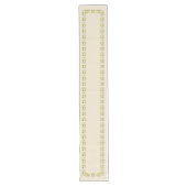 Helen Foster Ginkgo Border Stencil Lange Tafelloper (Voorkant)