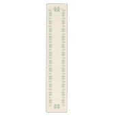 Helen Foster Pine Border Stencil Medium Tafelloper (Voorkant)