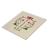 Helen Foster "Poppy" Tegeltje (Zijkant)