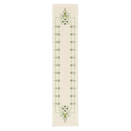 Helen Foster Prairie Stencil Korte Tafelloper (Voorkant)