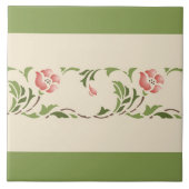 Helen Foster "Roos Border" Tegeltje (Voorkant)
