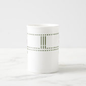 Helen Foster "Roos Frieze" Stencil Pattern Porselein Kop (Voorkant)