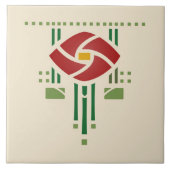 Helen Foster "Roos Frieze" Tegeltje (Voorkant)