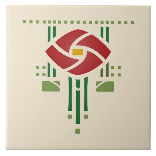 Helen Foster "Roos Frieze" Tegeltje (Voorkant)