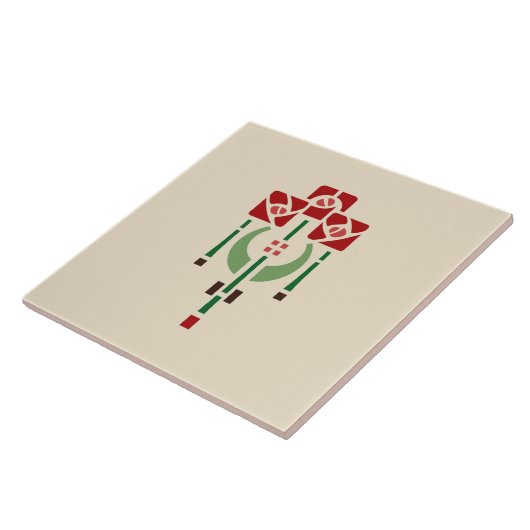 Helen Foster "Roos Pendant" Tegeltje (Zijkant)