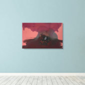 Helen Frankenthaler - Harbinger - 1986 Canvas Afdruk (Insitu (Houten vloer))