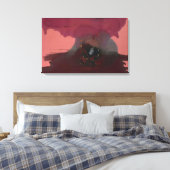 Helen Frankenthaler - Harbinger - 1986 Canvas Afdruk (Insitu (Slaapkamer))