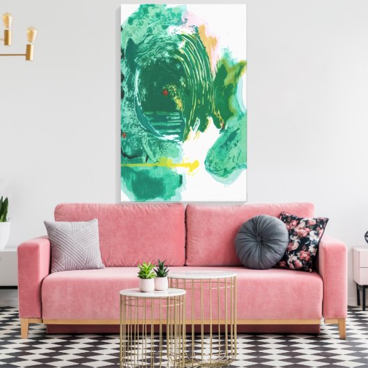 Helen Frankenthaler - Radius - 1993 Canvas Afdruk (Insitu (Woonkamer))