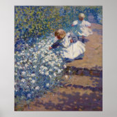 Helen Galloway McNicoll Picking Flowers Poster (Voorkant)