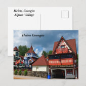 Helen Georgia Alpine Village Briefkaart (Voorkant / Achterkant)