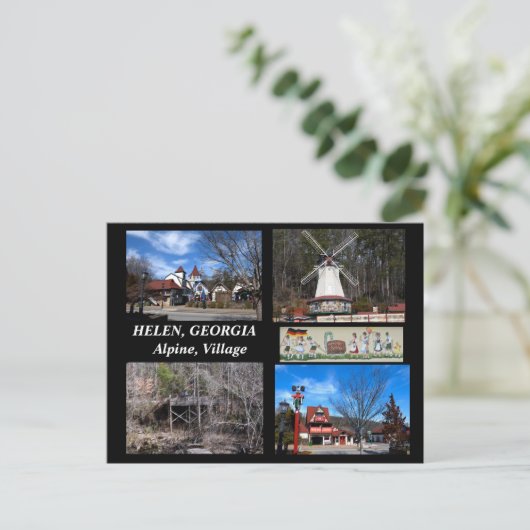 Helen, Georgia Alpine Village Briefkaart (Staand voorkant)