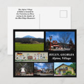 Helen, Georgia Alpine Village briefkaart (Voorkant / Achterkant)