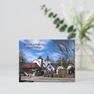 Helen, Georgia Alpine Village briefkaart