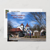 Helen, Georgia Alpine Village briefkaart (Voorkant / Achterkant)