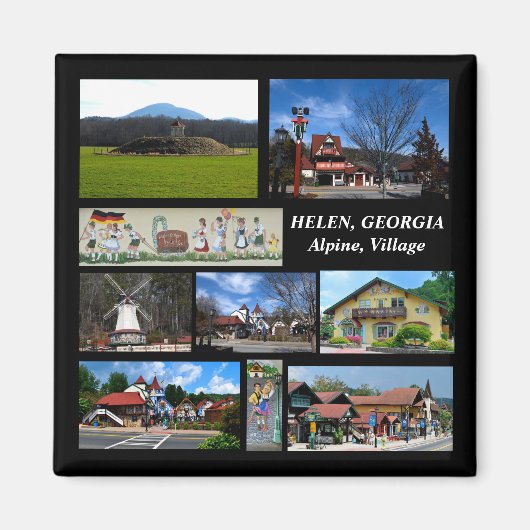 Helen, Georgia Alpine Village magnet (Voorkant)