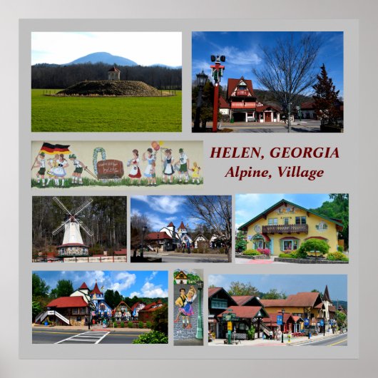Helen, Georgia Alpine Village poster (Voorkant)