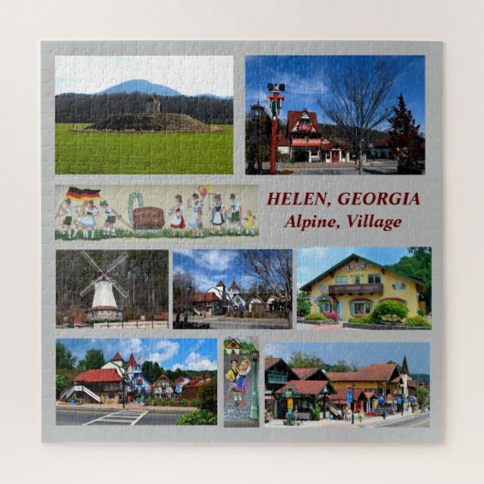 Helen, Georgia Alpine Village puzzle Legpuzzel (Verticaal)