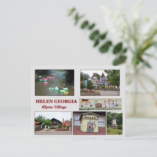 Helen, Georgia Briefkaart (Staand voorkant)