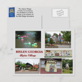 Helen, Georgia Briefkaart (Voorkant / Achterkant)