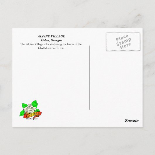 Helen, Georgia Briefkaart (Achterkant)