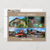 Helen, Georgia Briefkaart (Voorkant / Achterkant)