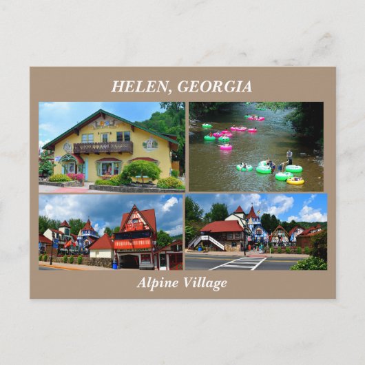 Helen, Georgia Briefkaart (Voorkant)