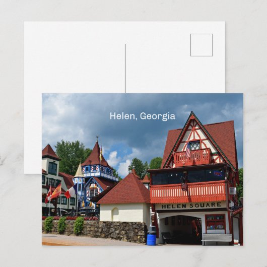 Helen, Georgia Briefkaart (Voorkant / Achterkant)