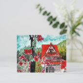 Helen Georgia-duitse bergen oude stadskunst Briefkaart (Staand voorkant)