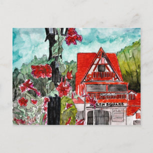 Helen Georgia-duitse bergen oude stadskunst Briefkaart