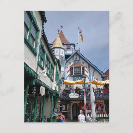 Helen Georgia German Town Briefkaart (Voorkant)