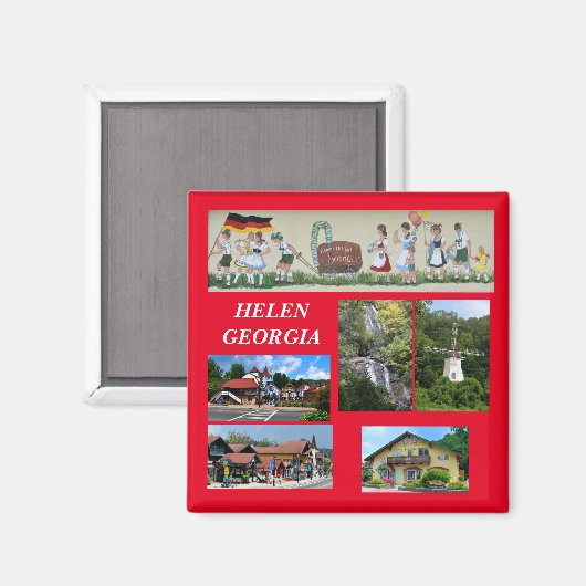 Helen, Georgia Magneet (Voorkant / Achterkant)