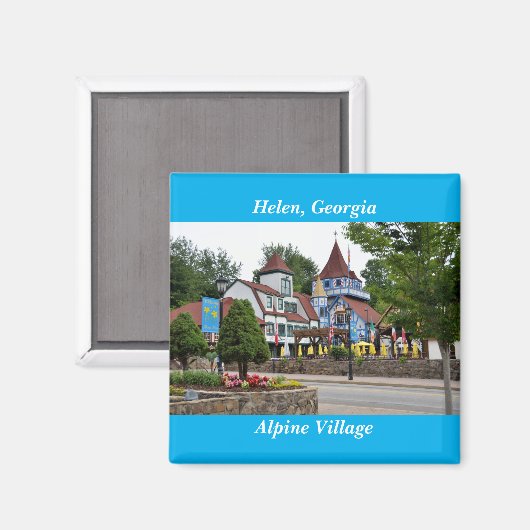 Helen. Georgië Magneet (Voorkant / Achterkant)