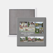 Helen. Georgië Magneet (Voorkant / Achterkant)