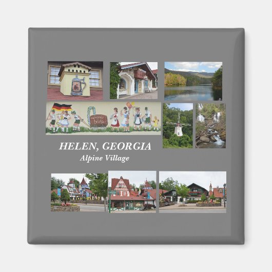 Helen. Georgië Magneet (Voorkant)